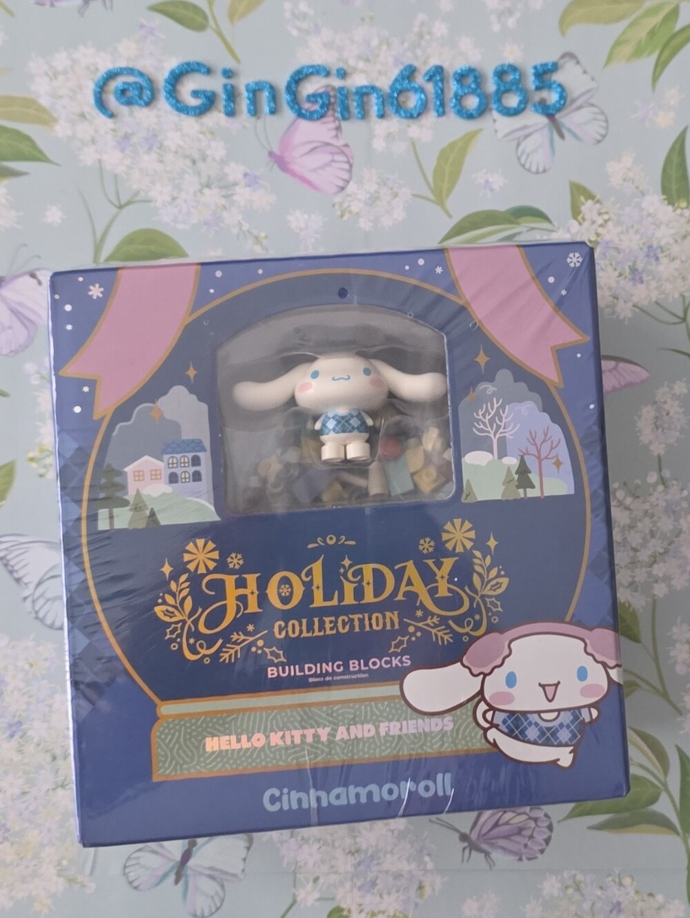 NIP Sanrio Cinnamoroll Holiday Collection Building Blocks - Blue